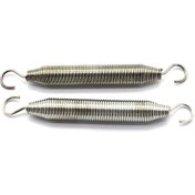 Resim Qingmipy Stainless Steel Geri Dönüş Yayları 2 Adet - 90mm Uzunluk, 9mm Çap - Araç, Çim Biçme Makinesi, Jeneratör Uyumlu - Yg-1907-001 Sı-at11191 