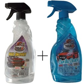 Resim MVC Concept Trax Araba Oto Cam Buz Çözücü Sprey (500 Ml) & Buğu Önleyici Sprey (500 Ml) 