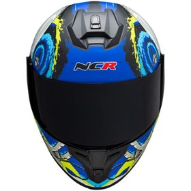 Resim NCR Rapid Siyah Camlı Kapalı Kask (Ece Belgeli) 