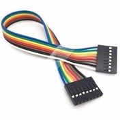 Resim 8 PİN 0,25MM KABLOLU DUPONT KABLO 70CM - ÇİFT TARAFLI 
