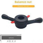 Resim Youtek Oto Lastik Denge Makinesi Aksesuarı - Hızlı Kilitleme Somunu 40 4mm - Dayanıklı Nilon - Kolay Kurulum - Uygun Bakım Aracı 
