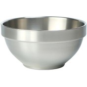 Resim Springsun 450ml Gıda Seviyesi Titan Kapaklı Kase - Isı Yalıtımı, Islak Ellere Dayanıklı, Ev Kullanıma Büyük Boy Akşam Yemeği Kasesi Gümüş 