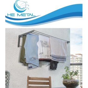 Resim Duvara Monte Katlanabilir Çamaşır Askısı - 60X40 cm 