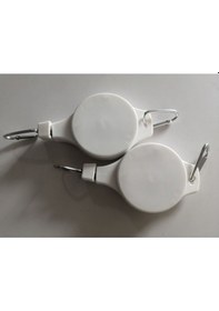 Resim Qingmipy Dış Mekan Kullanıma Uygun Yükseltilebilir Genişletilebilir Beyaz Çiçek Sepeti Kanca - Ev Kabin Kolay Kullanım Araçları 