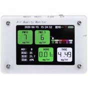 Resim PM2.5 TVOC CO2 HCHO AQI Hava Kalitesi Monitörü - A2 