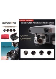Resim DJI Mavic Pro Kamera için Kızaklı Optik Lens 4 Lü Filtre Set Nd4 