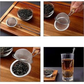 Resim Lidyahan Store Paslanmaz Çelik Bitki Çayı Demleme Süzgeci – Ergonomik Kulplu, Ince Gözenekli, Yıkanabilir Çay Süzgeci | Sağlıklı ve Lezzetli Bitki Çayı Demleme Aracı 