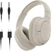 Resim Belkin AUD008 SF Kafaüstü Kulaklık-Krem - 60 saat oynatma özellikli kulak üstü kulaklık, derin bas, CloudCushion kulaklık 