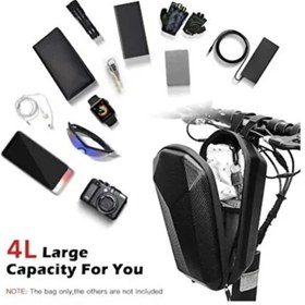 Resim EYM scooter scooter çanta Elektrikli Sı. Sert Malzemeden Üretilmiş, Özel Su Geçirmez Kumaş,4 Litre 