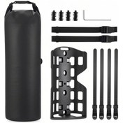 Resim Yuntech01 Bisiklet Çantası: Tam Su Geçirmez Ön Çatal Çantası, Dağ Ve Yol Bisikleti İçin Kolay Takılıp Çıkarılabilir Eşya Taşıma Çantası, Tip A Elmas Desenli Çok Renkli 