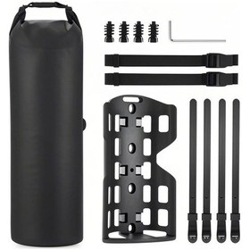 Resim Yuntech01 Bisiklet Çantası: Tam Su Geçirmez Ön Çatal Çantası, Dağ Ve Yol Bisikleti İçin Kolay Takılıp Çıkarılabilir Eşya Taşıma Çantası, Tip A Elmas Desenli Çok Renkli 