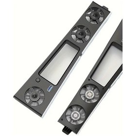 Resim Elmpaly Siyah Ps5 Slim Hız Ayarlı Soğutma Fanı - Sessiz Usb Playstation 5 Konsol Soğutucu 