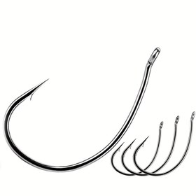 Resim FishTrip 50 Adet Siyah Balık Oltası Yem Pesca Worm Lure Yumuşak Yem Yüksek Karbon Çelik Kancalar Drop-shot Rig Levrek Balıkçılığı 