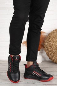Resim Jump (36-40 Numara) 27800 Siyah - Kırmızı Ortopedik Unisex Basketbol Ayakkabısı 