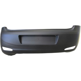 Resim BZT Fiat Punto- Evo- 12/16; Arka Tampon Siyah (Sensör Deliksiz/Sis Delikli/Çeki Kapaklı) 735564075 