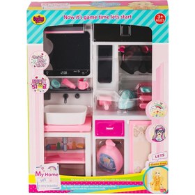 Resim Nessiworld 02383 Lavabo ve Ütü Masası Oyun Seti -Oydaş Oyuncak 