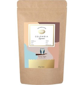Resim Tawny Coffee Colombia Supremo Filtre Kahve French Press İçin Öğütülmüş 250 G 