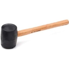 Resim Edoni Ağaç Saplı Lastik Tokmak 50 Mm 