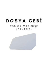 Resim Çözüm Kağıt Dosya Cebi 250 Gr Mat Kuşe Bantsız 500 Adet 