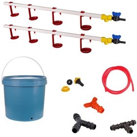 Resim TavPet Nipel Tavuk Suluğu 20 Lt Depolu Askılı Çanaklı (Set/14) 