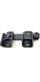 Resim Antika Tarz Dekoratif Pirinç Kapı Mandalı - 57X115 Mm, Oksit 