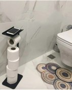 Resim lyla concept Lilyum Yedekli Aksesuarlıklı Tuvalet Kağıtlık 