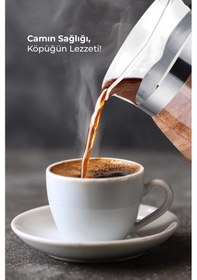 Resim Cz-48 Elektrikli Cam Cezve Beyaz 0,5 L Türk Kahvesi, 700w, Gösterge Işıklı 