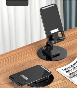 Resim Katlanabilir Telefon Tutucu Stand Yuvarlak Tabanlı - 
