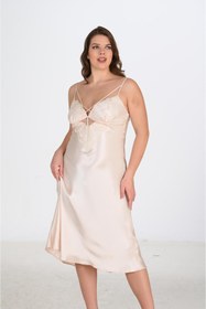 Resim AHU Will Like 2li Fildişi Sabahlık Takımı Bigsize 6222 