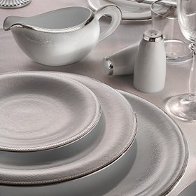 Resim Evaliza Grace Platin 12 Kişilik 101 Parça Yemek Takımı 