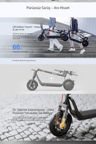 Resim Navee v50i Pro 2 Elektrikli Scooter - Amortisörlü 50 Km Menzil 700w - TCS- Ipx5 - Doubleflip 