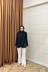 Resim Sara Blazer Ceket Siyah 70147-SIYAH - 1 Beden 