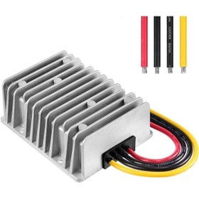 Resim LEDFON 12v 24v Voltaj Yükseltici Çevirici 10 Amper Dc Dc Çevirici 