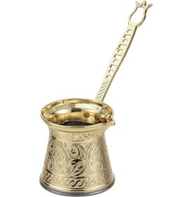 Resim Polochef Zamak 3 Kahve Cezvesi Altın Renk 140 Ml. 2-3 Kişilik 