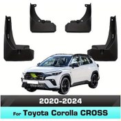 Resim Chuangyinshop Corolla Cross 2020 2024 Çamurluk Seti 4 Parça Abs Splash Koruma 