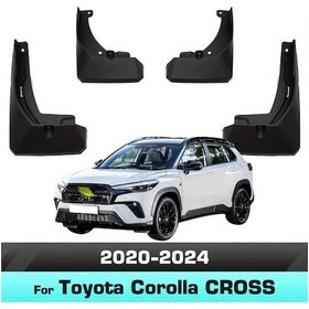 Resim Chuangyinshop Corolla Cross 2020 2024 Çamurluk Seti 4 Parça Abs Splash Koruma 