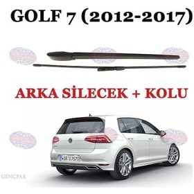 Resim Vw Golf 7 Arka Silecek Kolu+Silecek Süpürgesi 