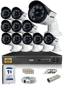 Resim IDS Cepten İzle 11 Kameralı Gece Görüşlü 5 MP Sony Lensli FHD Güvenlik Kamerası Sistemi DS-2015HD-SET11-ARRAY 