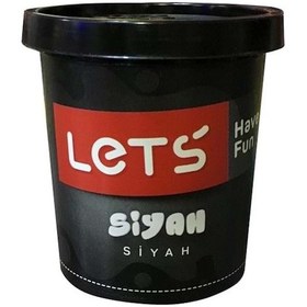 Resim Lets Oyun Hamuru 150 Gr Siyah 