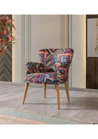 Resim Mobilyabazari Çay Seti Tekli Koltuk, Berjer Salon, Balkon, Ofis, Bahçe Desenli 