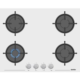 Resim Simfer SB8245 - T3654 - SD8739 Steam Master Beyaz 3'lü Ankastre Set 