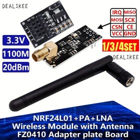 Resim 1/2/4 Set RF Sensör Modülleri IR, MOSI, SCK, CSN, CE Pinleri ile - Kablosuz Modül Anten ile, FZ0410 Adaptör PCB Arduino Elektronik Kiti için, Panel Montaj, Bakır Kontaklar, Crimp Terminasyon, Pil Gerektirmez, RF Modül | Kablosuz Sensör Modülü | Panel Montaj Modülü, Arduino için RF Modülü 