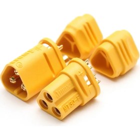 Resim Alkatronik MT30 3 Pin Plug Dişi Erkek Konnektör Soket Çift Rc Lipo Pil Batarya Akü Bağlantı Konnektörü 