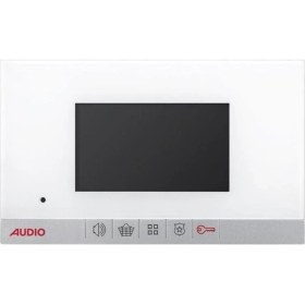 Resim AUDIO 001180 4.3"görüntülü Diafon Bus Plus Beyaz(Mekanik Butonlu)Beyaz 