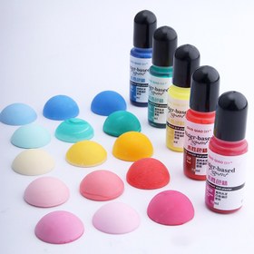 Resim 10ml Sıvı Alçı Sıva Pigmenti Tozu, Karışık Renk, Ev Dekorasyonu ile Benzersiz Plastik Alçı Kalıpları Oluşturmak İçin 