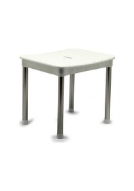 Resim Primanova Okaliptus Banyo Taburesi Beyaz M-Kv33-01 Beyaz 