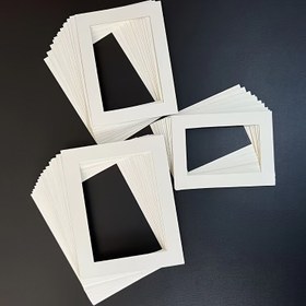 Resim 12 Paket Krem Beyaz 6 inç, 7 inç ve 8 inç Fotoğraf Çerçeveleri, Boyama ve Çerçeveleme için Karton Astarlı 