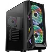 Resim Aerocool Airhawk Duo Argb Gaming Mid Tower Bilgisayar Kasası Aerocool