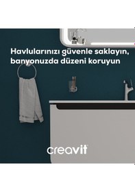 Resim Creavit DR27005 Drop Yuvarlak Havluluk Krom 