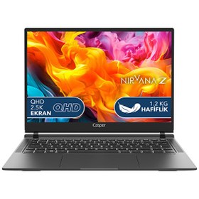 Resim Nirvana Z100.1335-8F00P-S-Q Intel Core i5 1335U 14" 8 GB RAM 1 TB NVMe SSD W11Home Laptop 